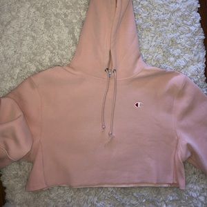 Never Worn Cropped Champion Hoodie